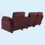 Canapé en velours côtelé L-Type avec design segmenté 4 places, porte-gobelet, port USB, boîte de rangement, console mobile et repose-pieds-446321013