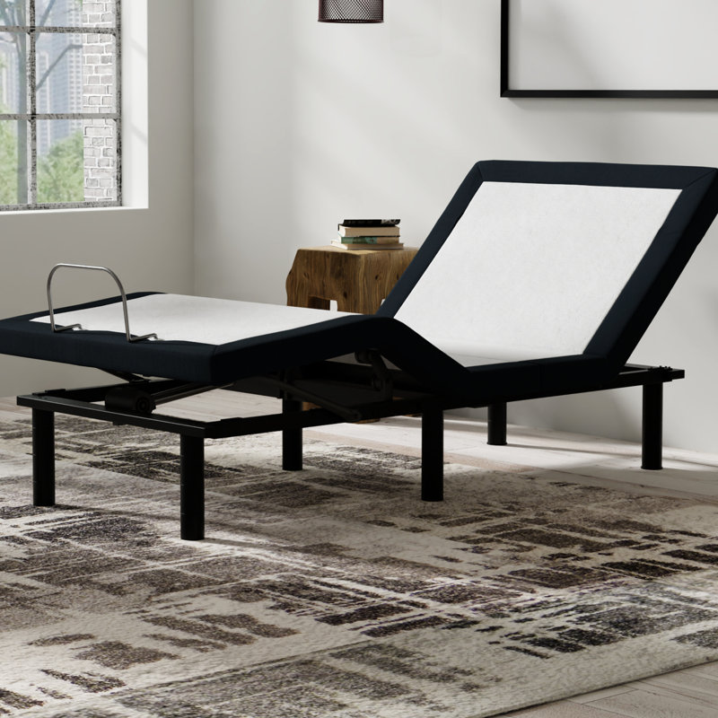 Base de lit simple réglable TG: ronflement, DEL, base zéro avec largeur de 37,22 po et massage