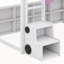 Structure de lit simple en forme de mezzanine en bois avec tente et base de lit en bois-26993287