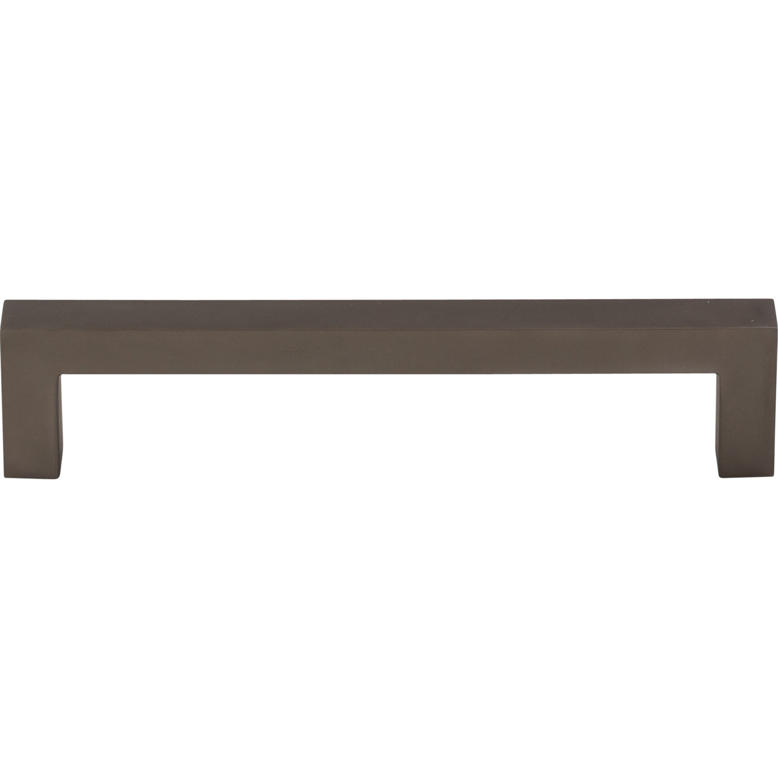 Square Bar Cabinet Pull, Brushed Satin Nickel, 6 5/16" Center to Center