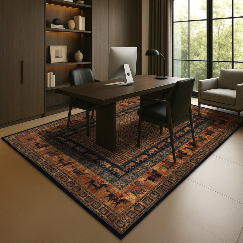 Tapis Langley Street Kratz Southwestern, Tapis de couloir 2 pi 2 po x 8 pi 11 po