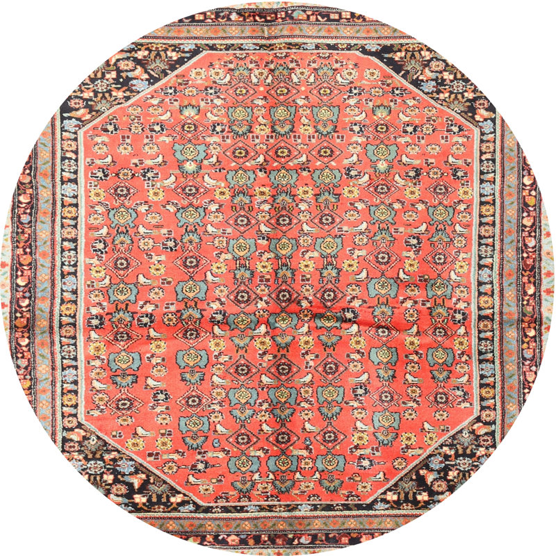 Cassie-Mai Oriental Indoor Rug, Round 8'
