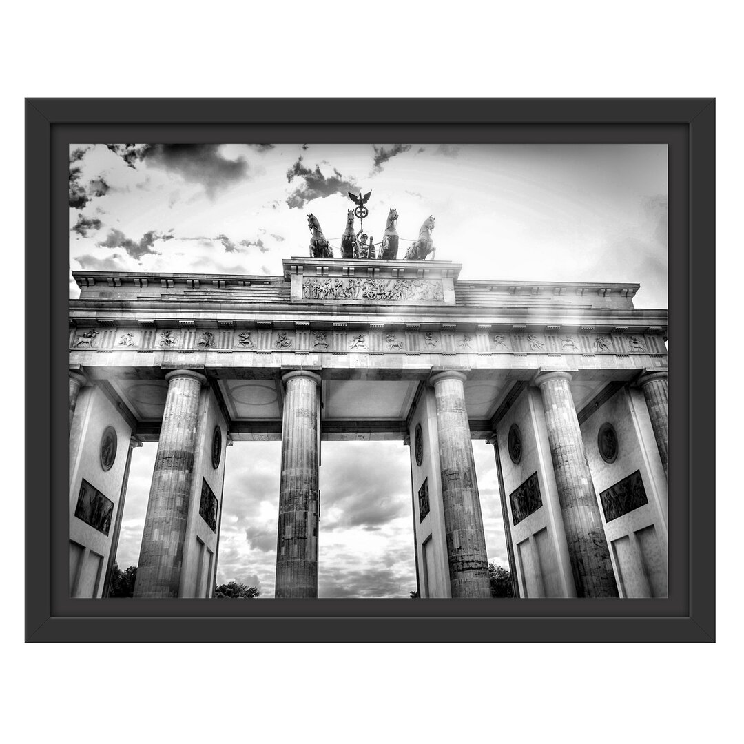 Gerahmtes Wandbild Brandenburger Tor Berlin