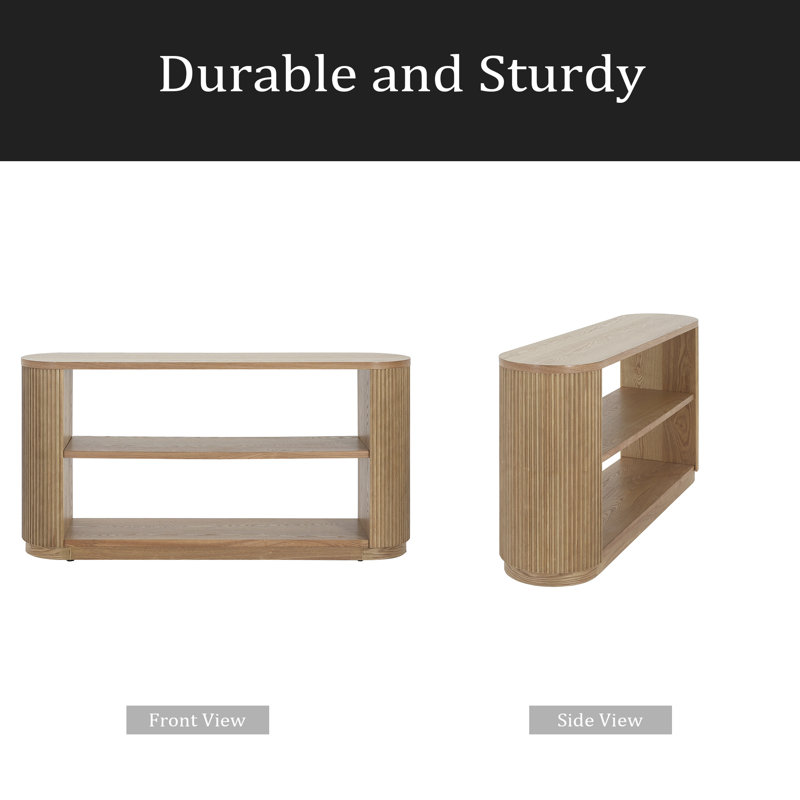 Console de vestibule moderne Mirod, Naturel