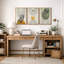«Mid Century Modern Boho», pastel vert géométrique, feuille de palmier jungle-87392635-87392637-119395829