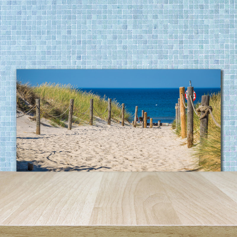 50cm W x 100cm L Glass Peel and Stick Panel