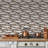 11.23'' W x 5.52'' L Aluminium Film Peel and Stick Subway Tile