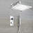 Rain Rain Shower Head 2.0 GPM GPM