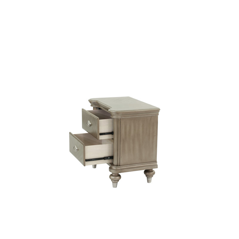 Table de chevet en champagne