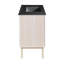 Meuble-lavabo autoportant de 36 po en chêne blanc Classe avec comptoir noir à 3 trous Class-1407516753-1363476246-1363476247