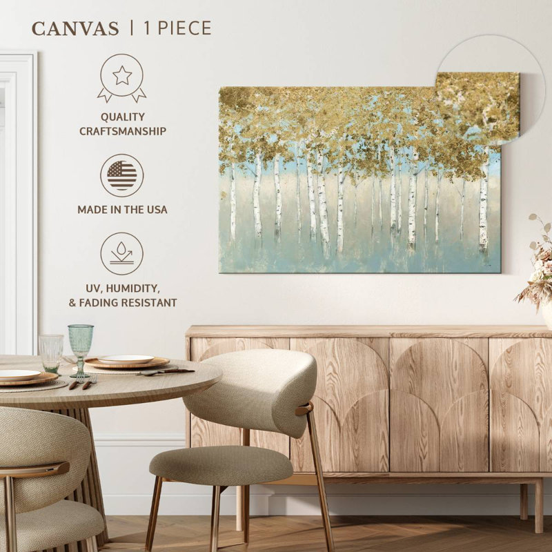Alvord Shimmering Forest, 34" H x 51" W