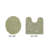 Makaylynn Premium 100% Cotton 2155 GSM 2-Piece Bath Rug Set, OEKO-TEX® Certified, Non-Slip Spray Latex Backing, Plush Tufted, Super Absorbent, Machine Washable Bathroom Rugs, Sage-122439402-122439403