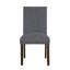 Ensemble de salle à manger classique brun foncé avec table et chaises d'appoint-129753359-129753360