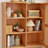 Solid Red Oak Wood Console Cabinet