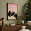 Silhouette at Dawn Coastal 1 Piece Wrapped Canvas Wall Art-255417591-255417584