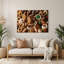 Art mural en métal brun, Desserts des fêtes et des occasions spéciales-822265777