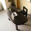 Bureau en bois massif noir Free Form-1124449301