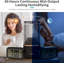 Humidificateur puissant ELECCI pour chambre à coucher pouvant durer jusqu'à 60 heures, humidificateur à brume fraîche à remplissage par le haut pour la maison avec un réservoir d'eau de 4L