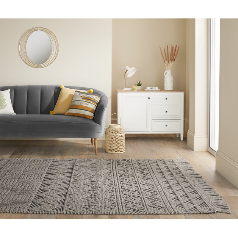 Gunhilda Moroccan Hand Woven Area Rug, Rectangle 200 x 280cm