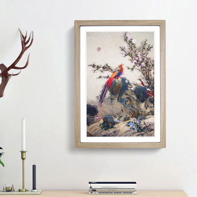 Long-Tailed Bird by Lang Shining - Framed Print