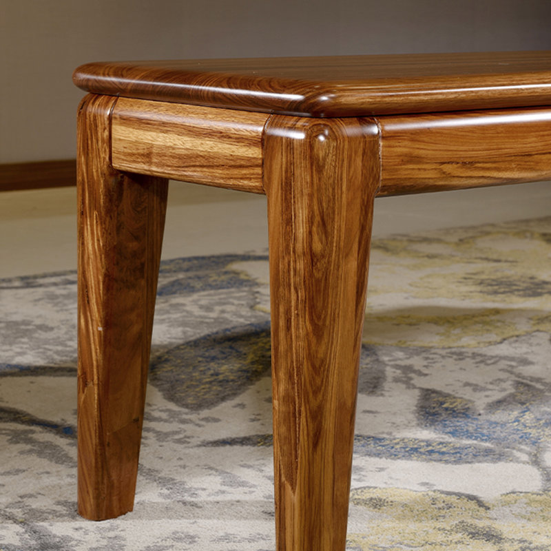 Banc de bout en bois massif Ebony