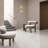 Terius Dolomite Warm White 23.54" x 23.54" Polished Marble Look Porcelain Floor and Wall Tile