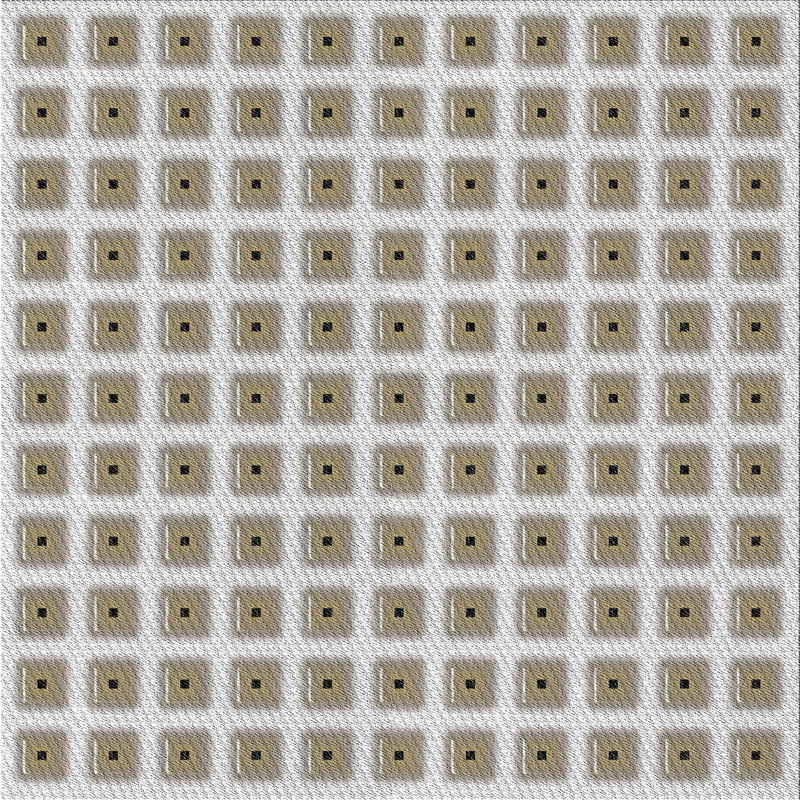 Tapis zone grise à motifs, Carré 5 pi