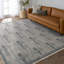 Tapis bleu / brun clair Beaumont-47885872