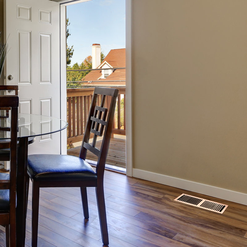 Registre de plancher, Cuivre antique, H 2 po x l 10 po x P 4 po
