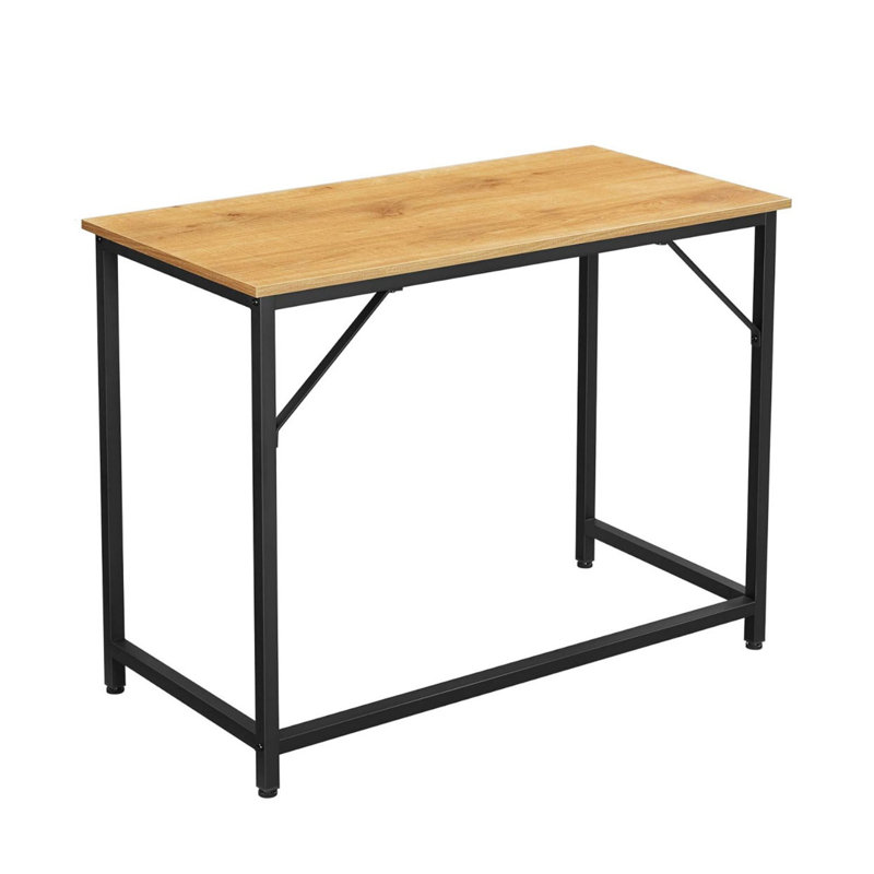 Wydmire Desk, 29.5" H x 39.4" W x 19.7" D, Rustic Brown/Black