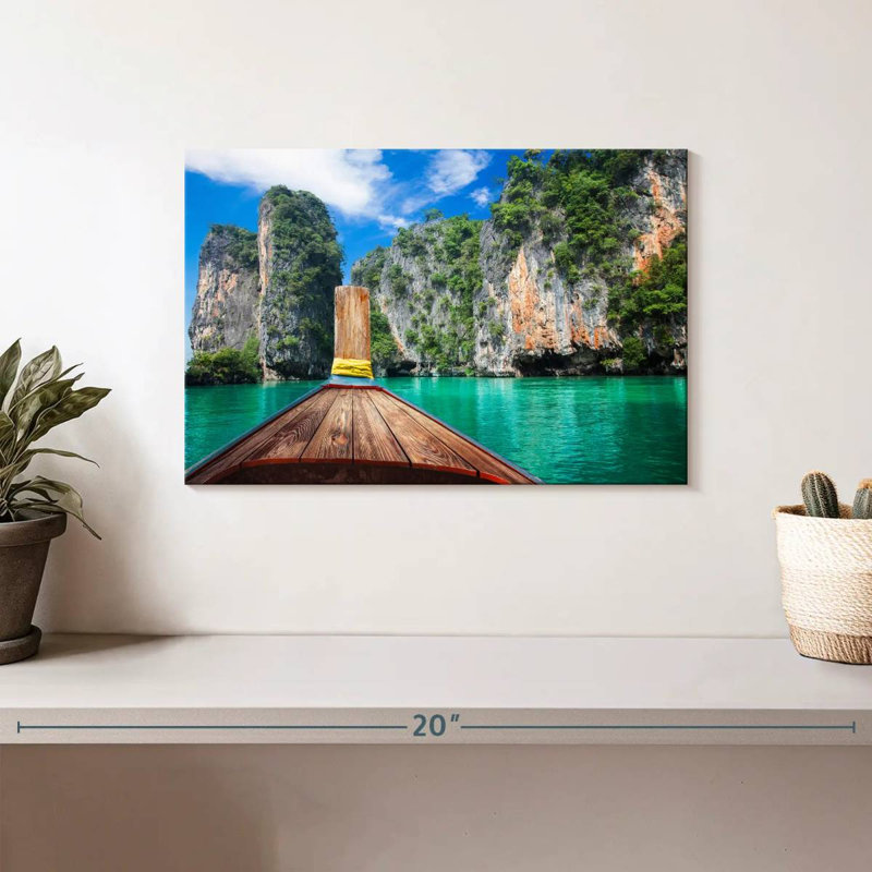 Mehar Boat Ride At Krabi Island, 8" H x 12" W