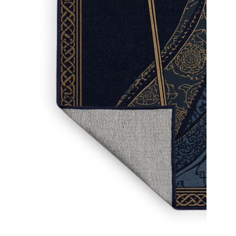 Tapis marocain gris bohème lavable à la machine Joyce Merlin, 6 X 9