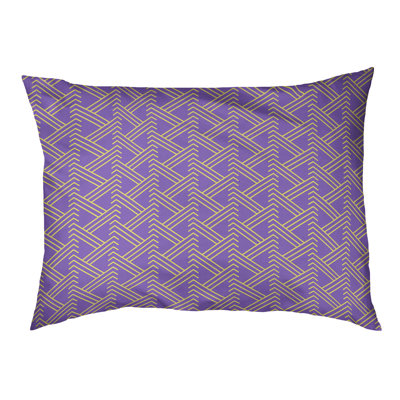 Chen Geometric Polyester Pet Bed