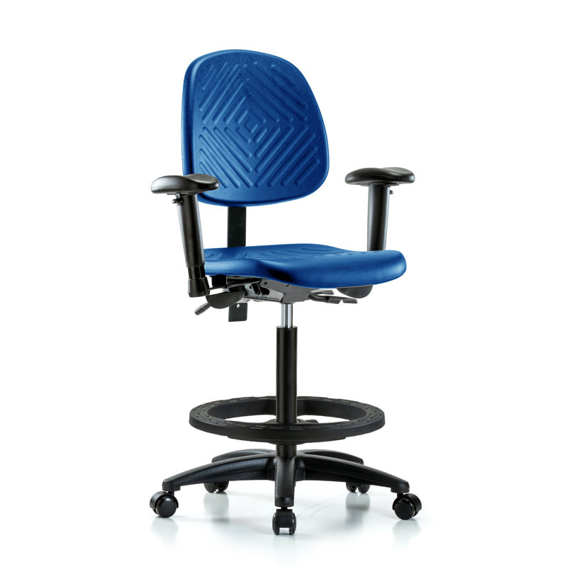 Chaise de travail, Oui, Non inclinable inclus, Roulettes