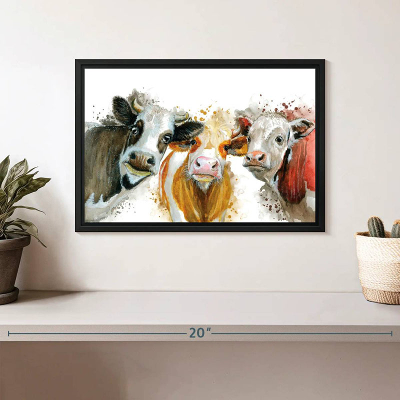 Livestock Cows Splash, 9" H x 13" W