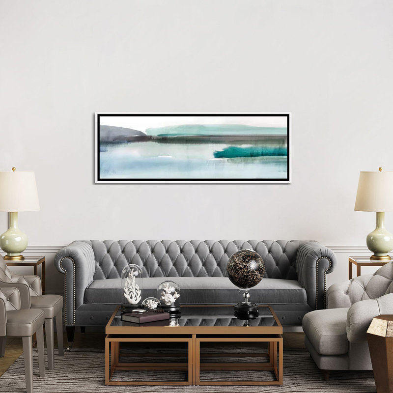 «Slide Away I» par Isabelle Z - impression panoramique, H 20 po x l 60 po x P 1,5 po, Toile blanche encadrée