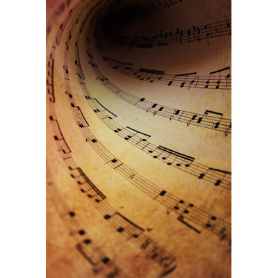 Sheet Music - Wrapped Canvas Print