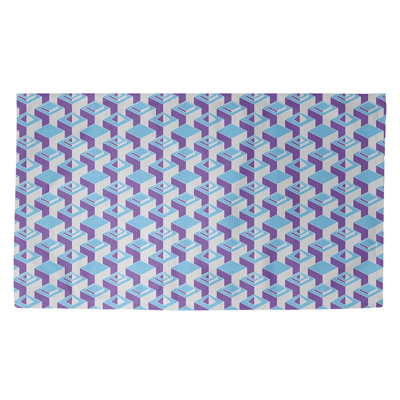 Jordao Geometric Indoor Rug, Rectangle 5' x 7'