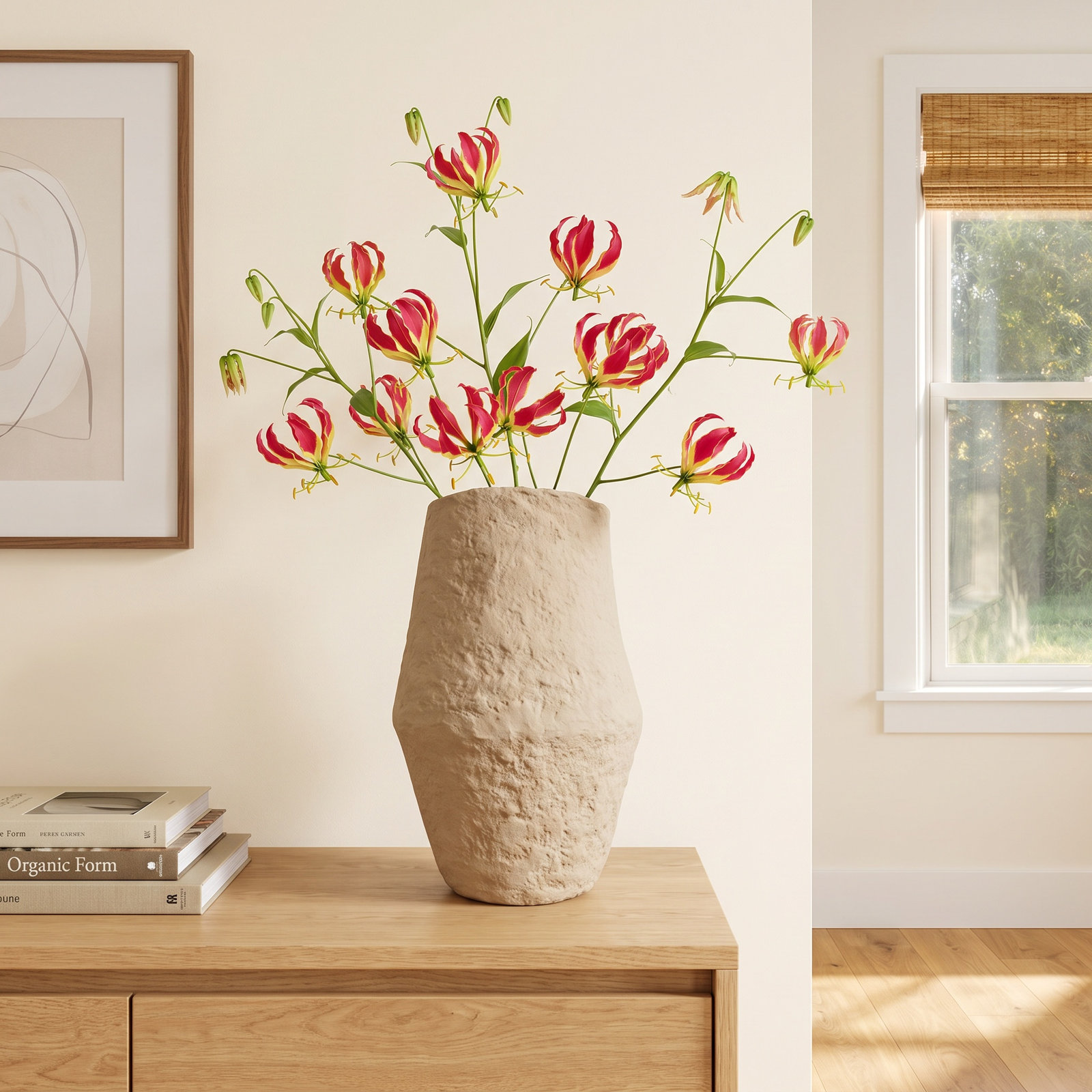Nikia 23'' Earthenware Table Vase