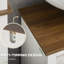 Armoire de rangement sous le lavabo, blanc, double porte, style blanc peu encombrant,
