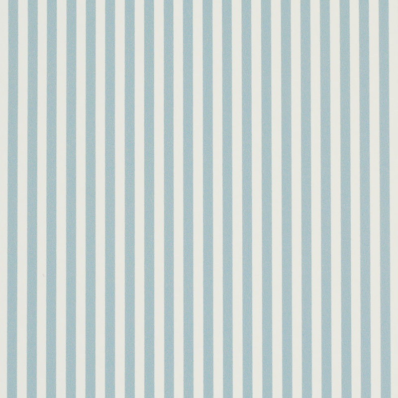 Emma Striped Wallpaper Roll, Chambray