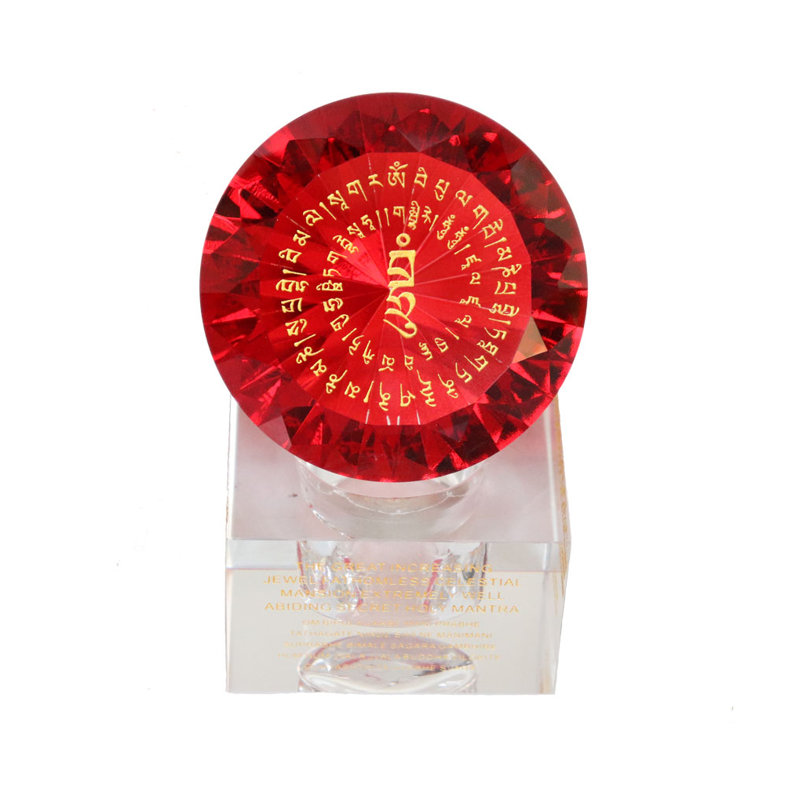 Le cristal de bijou qui se renforce, Rouge
