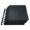 6 PCS 0.56" Thick Gym Floor Mats, 24" x 24" EVA Foam & Rubber Top Interlocking Workout Floor Mats