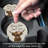 Messy Hair Cow Single Round Absorbent Stone Car Coaster
