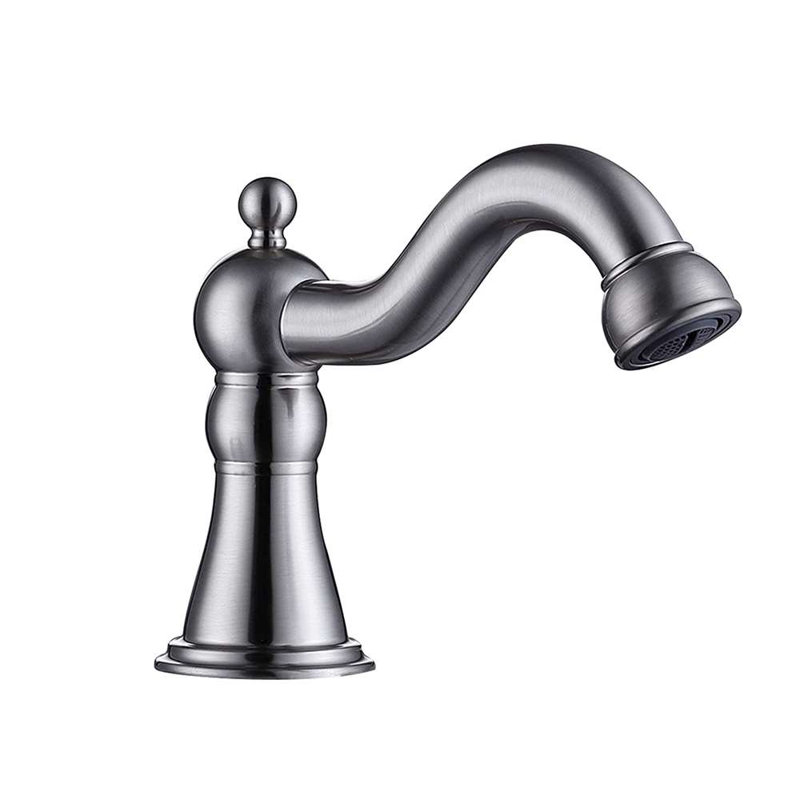 Robinet sans contact commercial en nickel brossé Napoli pour les salles de bain modernes