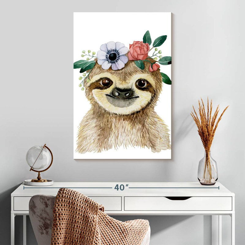 Brampt Cute Sloth, 30" H x 20" W