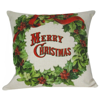 Floral Reversible Pillow Cover
