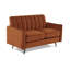 Acke 2 Seater Velvet Loveseat-1485881890