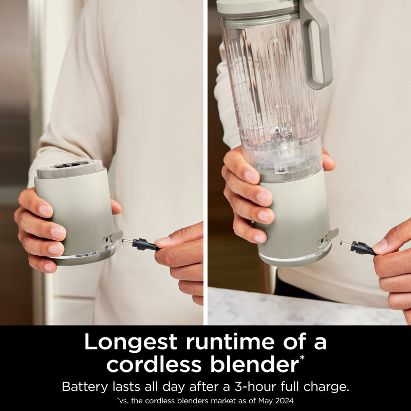Ninja Blast Max - Portable Blender with 22.oz Twist & Go Vessel, Cream