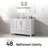 Latichia 48.03 " W Freestanding Standard 1 Single Vanity Bathroom Vanity With Cultured Marble Top